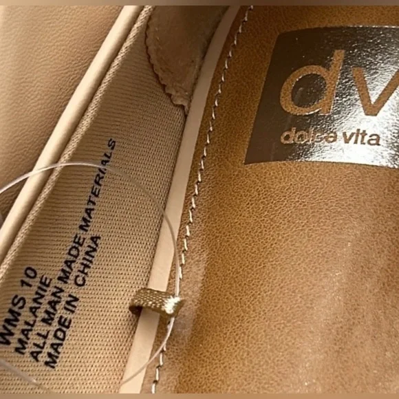 DV by Dolce Vita Melanie Blush Flats Size 10 | Patent Toe Ballet Flats NWB - Picture 11 of 13
